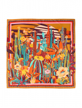 Foulard Bohème CACTUS WILD -  Boutique L’anana(s)