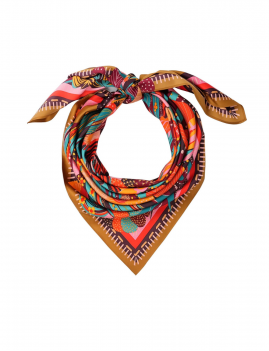 Foulard coloré CACTUS WILD -  Boutique L’anana(s)