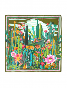 Foulard à motifs CACTUS WILD -  Boutique L’anana(s)