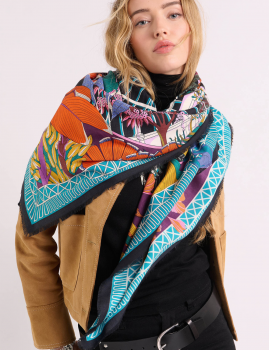 Foulard JARDIN D'HIVER WILD - Boutique L'aNana(s)