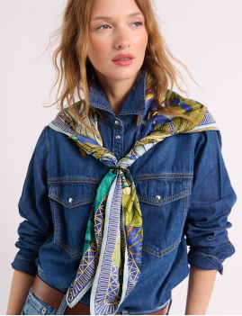 Foulard medium JARDIN D'HIVER - Boutique L'aNana(s)