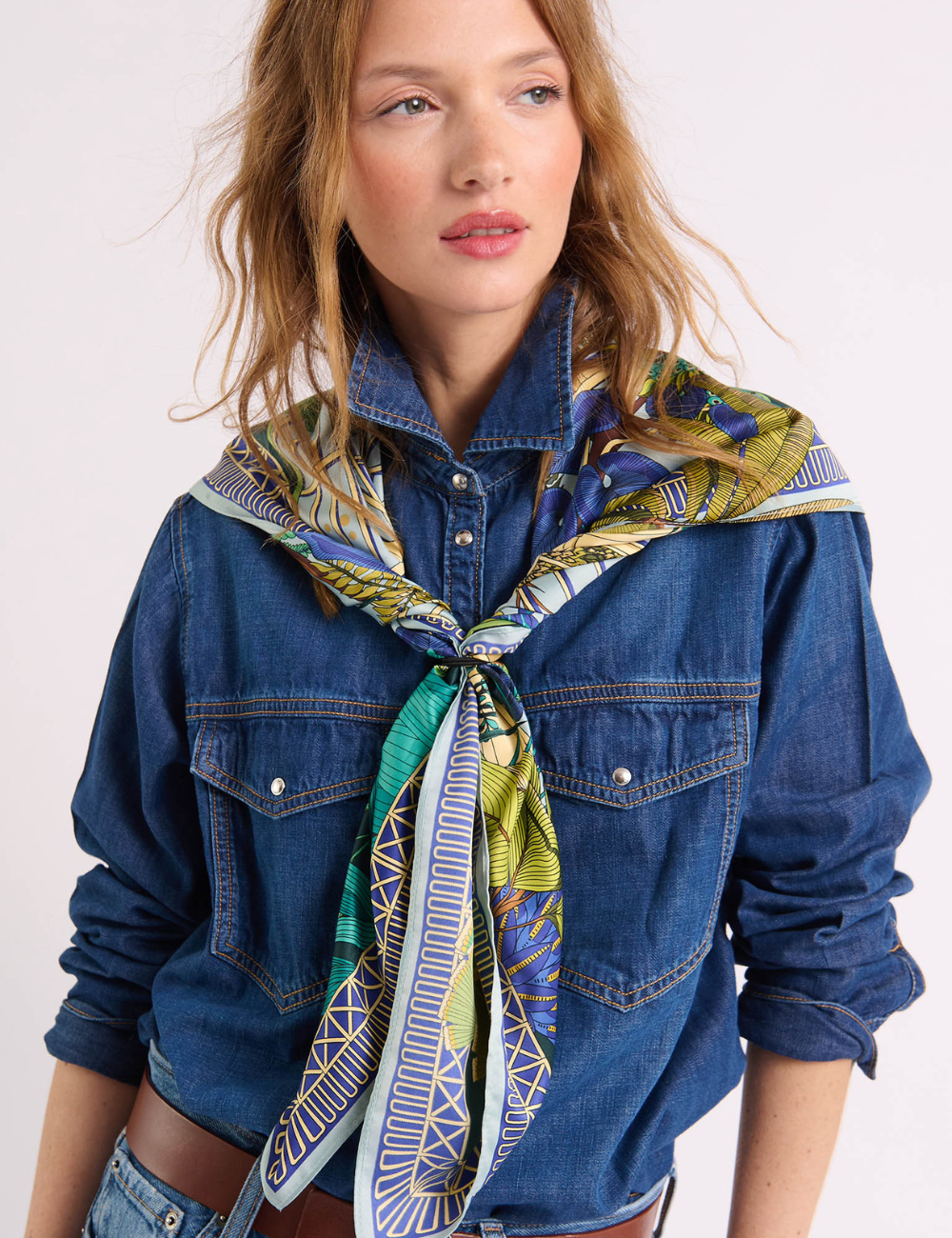 Foulard medium JARDIN D'HIVER - Boutique L'aNana(s)