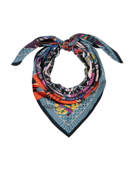 foulard medium violet WILD - Boutique L'aNana(s)