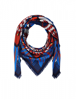Big foulard coloré MACHU PICHU WILD  -  Boutique L’anana(s)