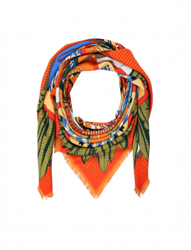 Big foulard MACHU PICHU à motifs  WILD -  Boutique L’anana(s)