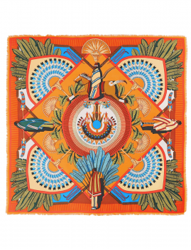 Big foulard MACHU PICHU bohème WILD -  Boutique L’anana(s)