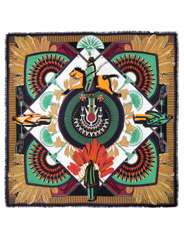 Big foulard MACHU PICHU à motifs WILD  -  Boutique L’anana(s)