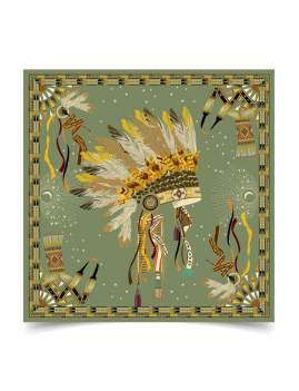 Foulard medium ANEKO coloré WILD -  Boutique L’anana(s)