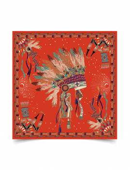 Mini foulard ANEKO coloré WILD -  Boutique L’anana(s)