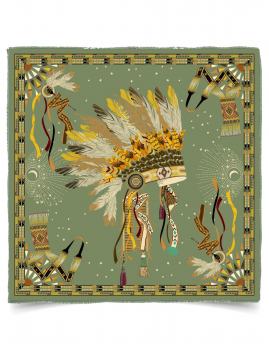 Foulard big ANEKO coloré WILD -  Boutique L’anana(s)