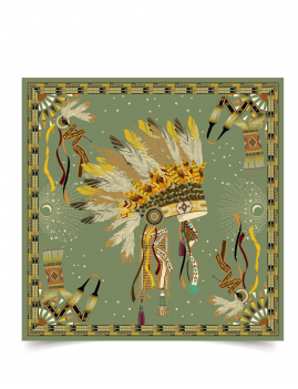 Mini foulard ANEKO coloré WILD  -  Boutique L’anana(s)