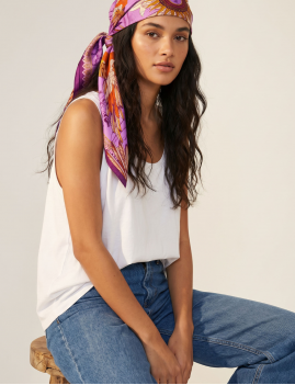 Foulard medium BALOU coloré WILD  -  Boutique L’anana(s)