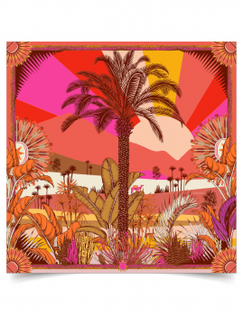 Big foulard CHALBI coloré WILD -  Boutique L’anana(s)