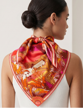 Foulard Medium CHALBI coloré WILD  -  Boutique L’anana(s)