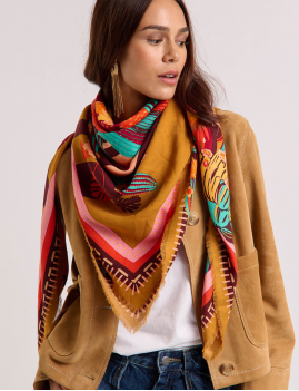 Big foulard CACTUS coloré WILD -  Boutique L’anana(s)