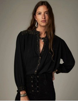 Chemisier femme brodé MAISON HOTEL - Boutique L'aNana(s)
