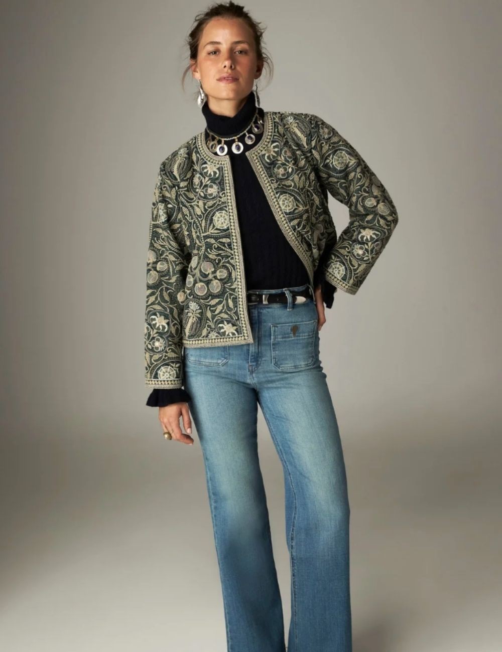 Veste brodée MAISON HOTEL - Boutique L'aNana(s)