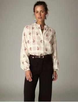 Blouse brodée MAISON HOTEL - Boutique L'aNana(s)