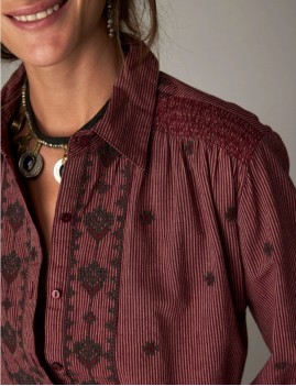 Chemise à plastron femme MAISON HOTEL - Boutique L'aNana(s)