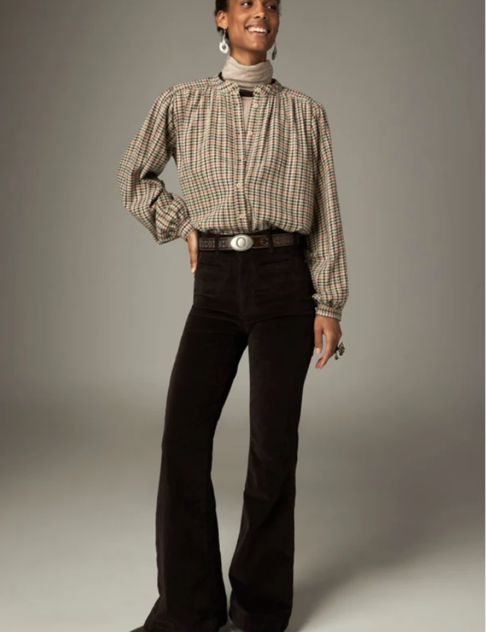 Blouse à carreaux MAISON HOTEL - Boutique L'aNana(s)