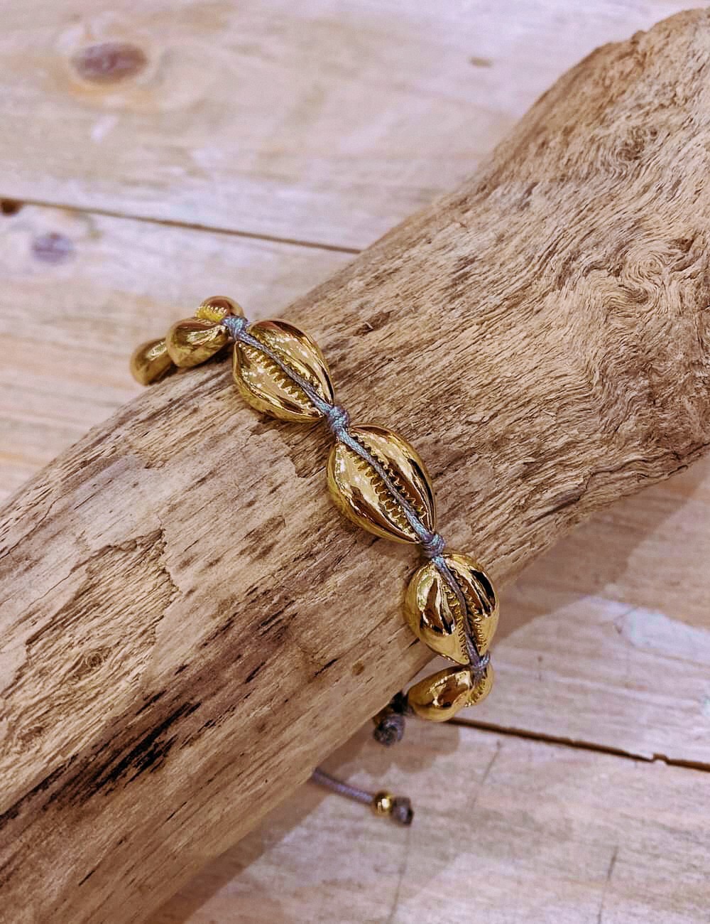 Bracelet De Cheville Coquille Kauri Naturel Boho - Neuf étiqueté