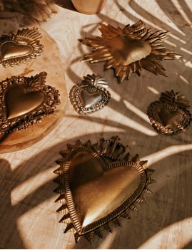 Coeur exvoto gold - Boutique l'ananas