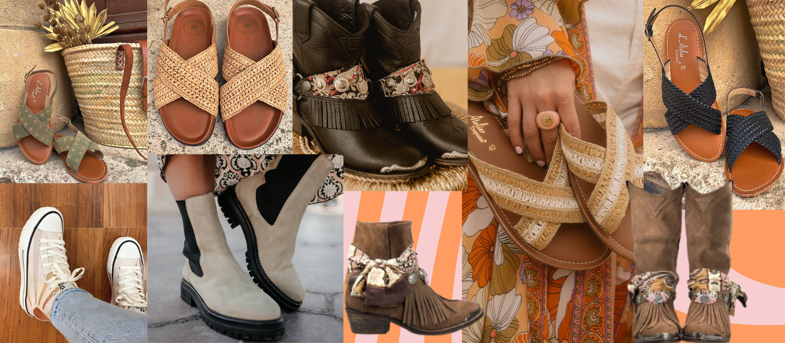 les chaussures bohèmes de boutique l'ananas(s)