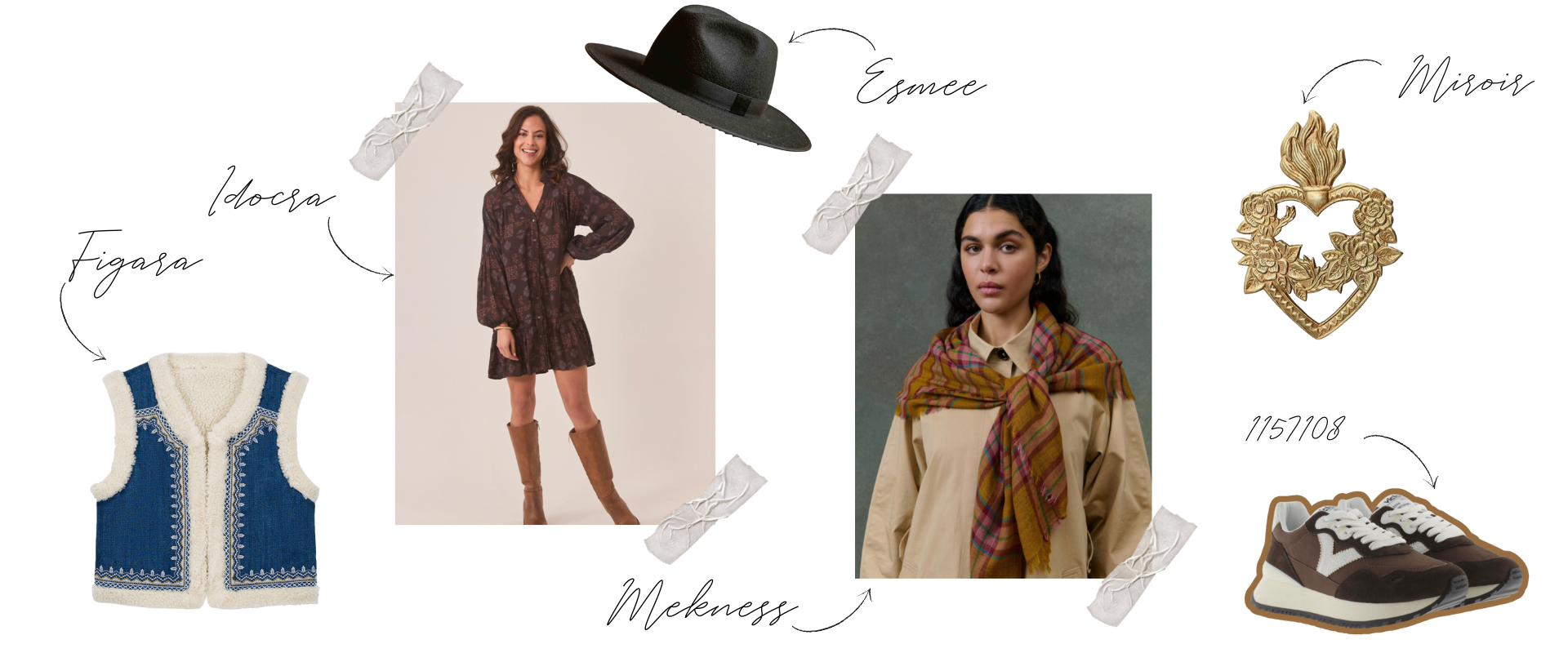 Idée look automne bohème